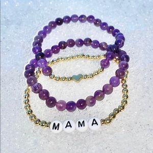 Amethyst stone bracelet